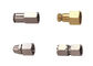 Pressure Gauge Pneumatic Connectors Fittings Straight - Through In Brass Nickle Plated